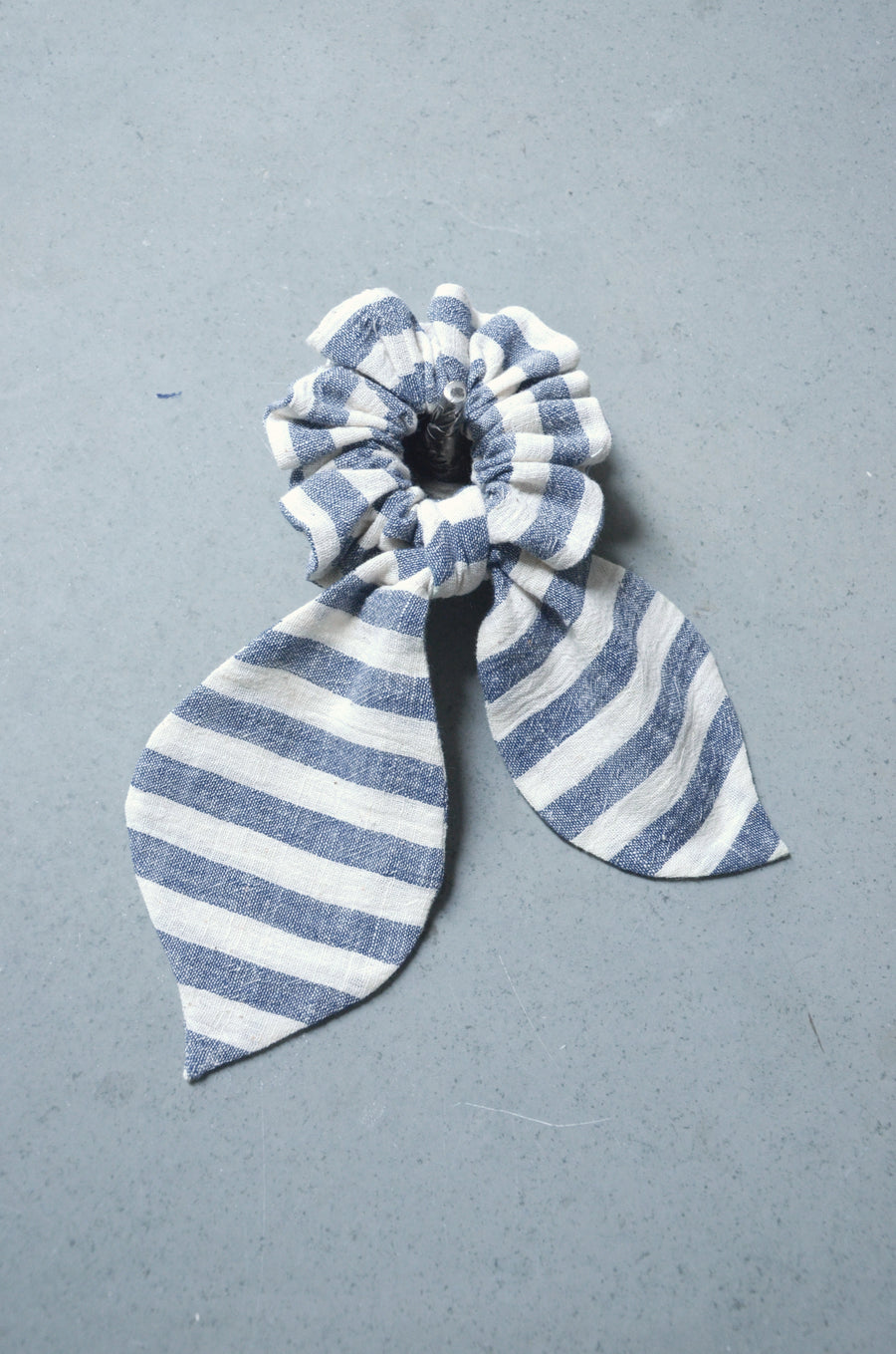 Stripped Organic Bunny Hair Scrunchie