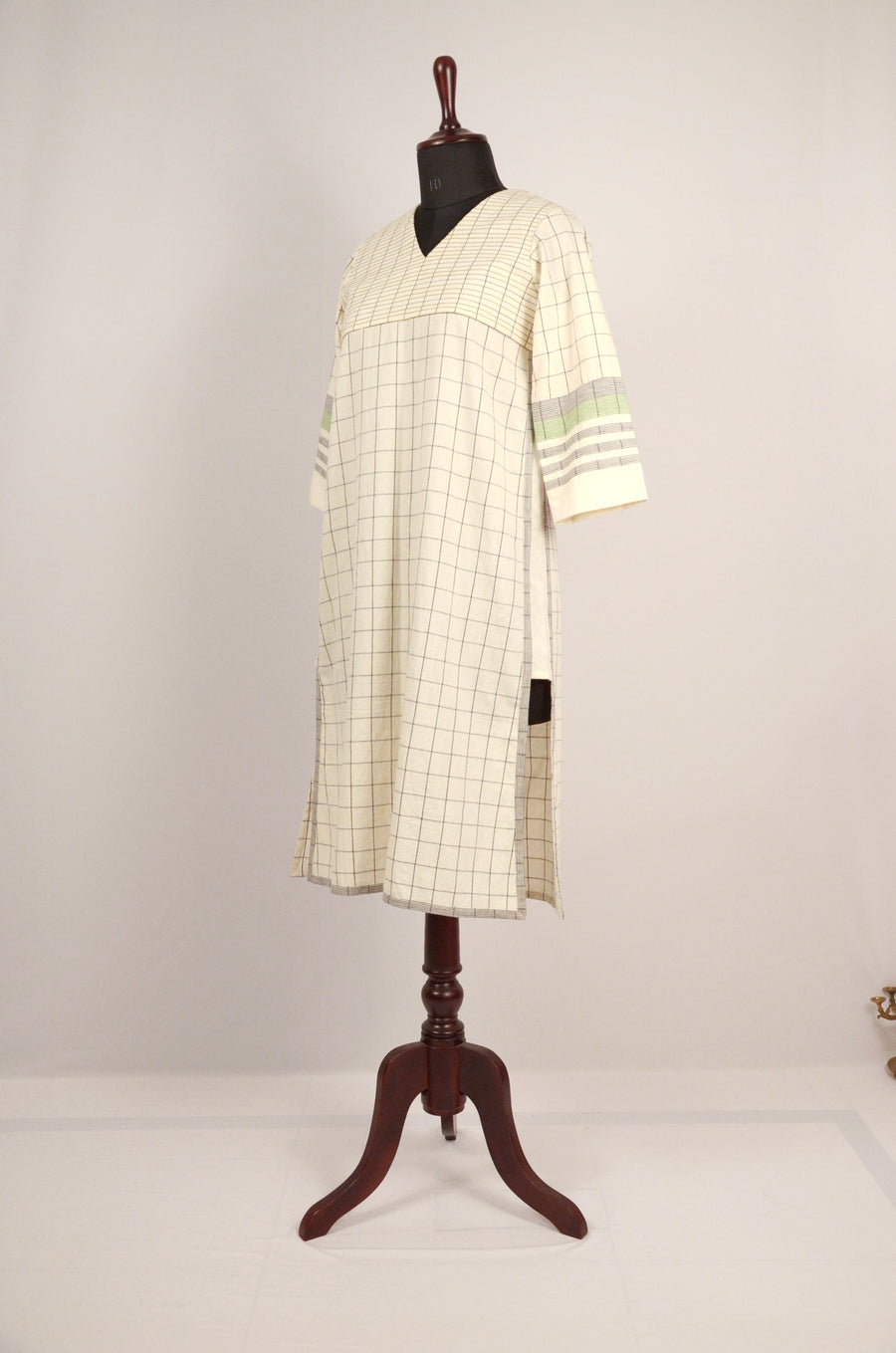 Inverted V - Side Cut Cotton Kurta