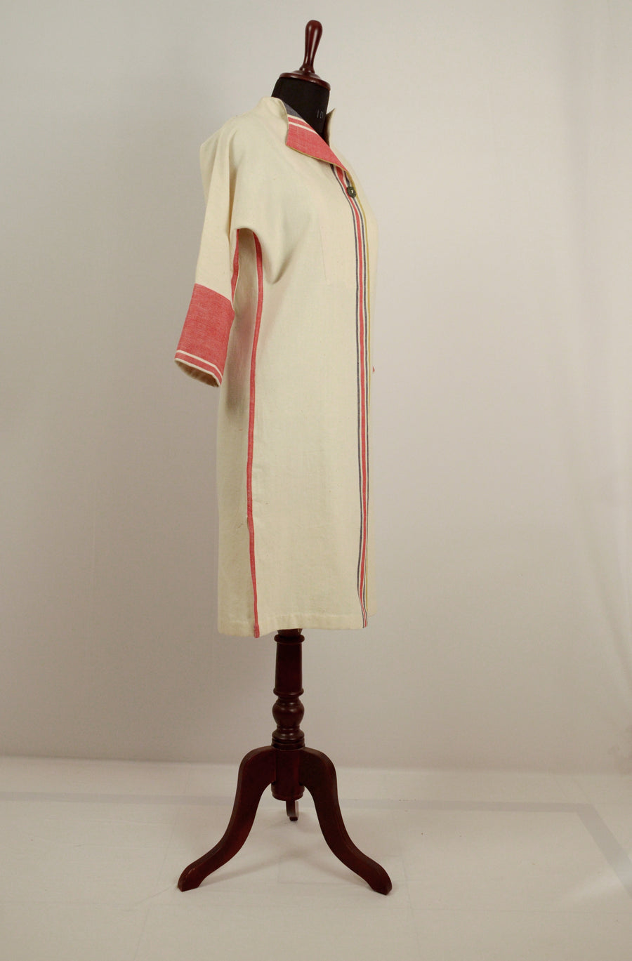 High Collar Billowy Cotton Kurta