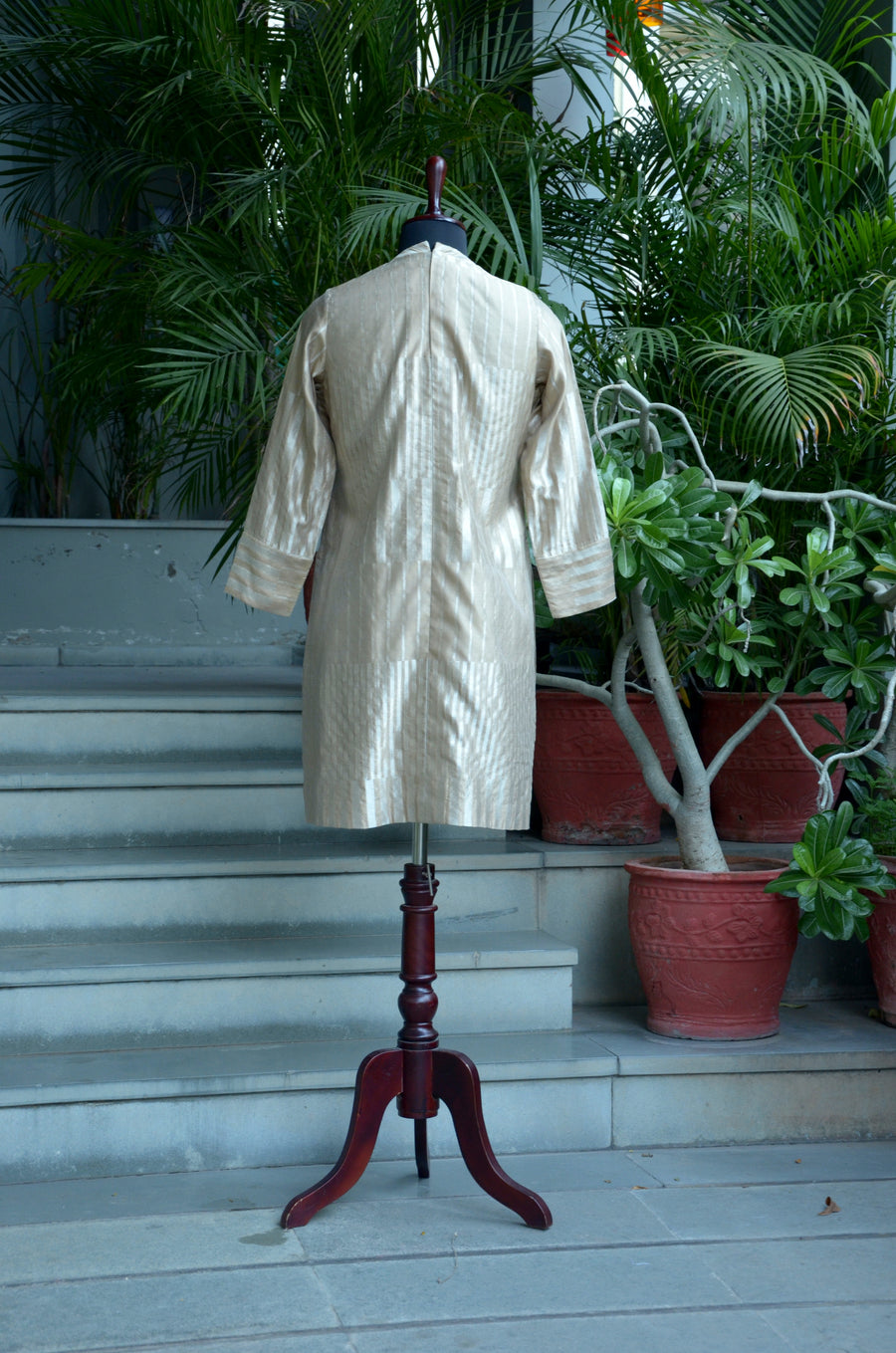 Hazelwood Handloom Benarasi Silk Kurta